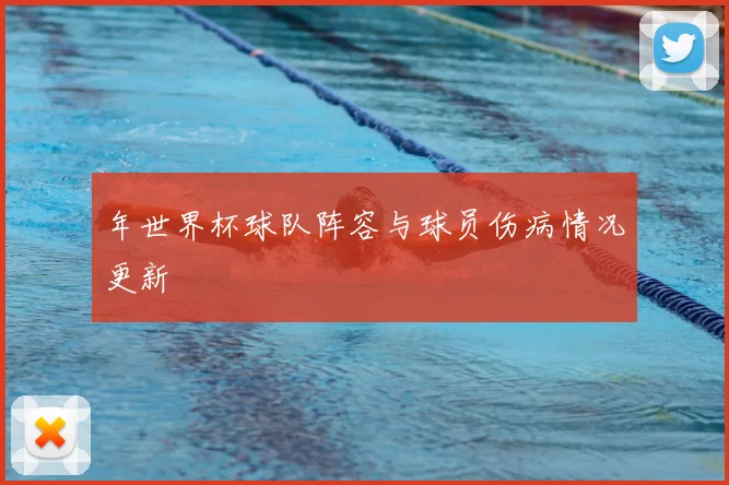 年世界杯球队阵容与球员伤病情况更新